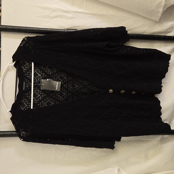 torrid Sweaters - Torrid Black Cardigan size 3 NWT